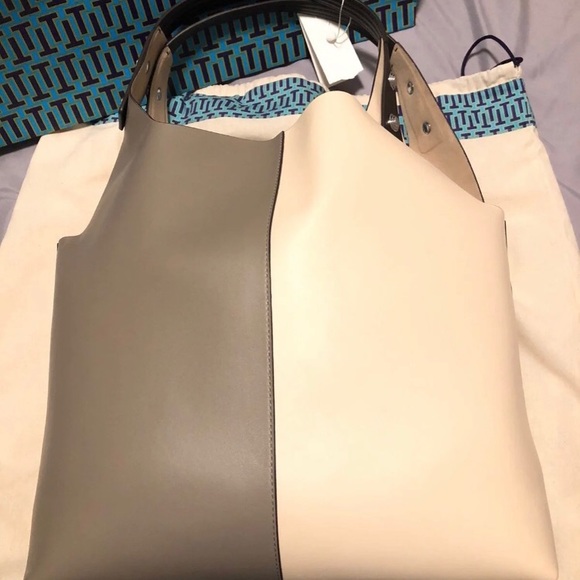 Tory Burch Color Block Rory Tote - Picture 6 of 10